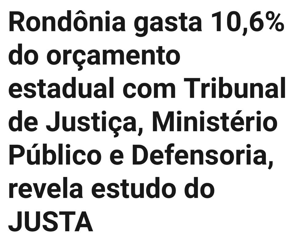 Gastos de Rondônia - 